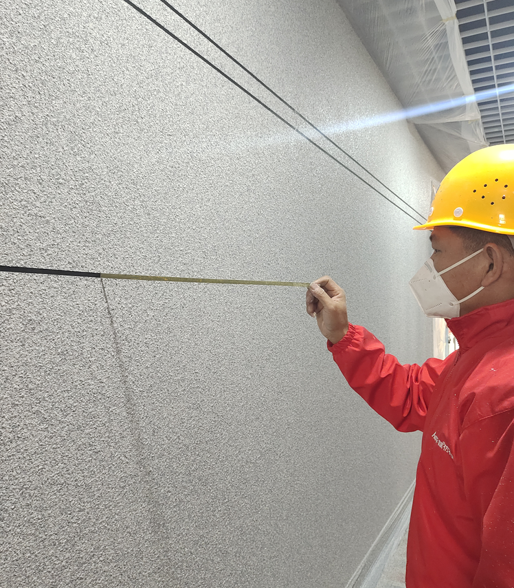 仿石漆施工時如何避免黑線漆被帶起？